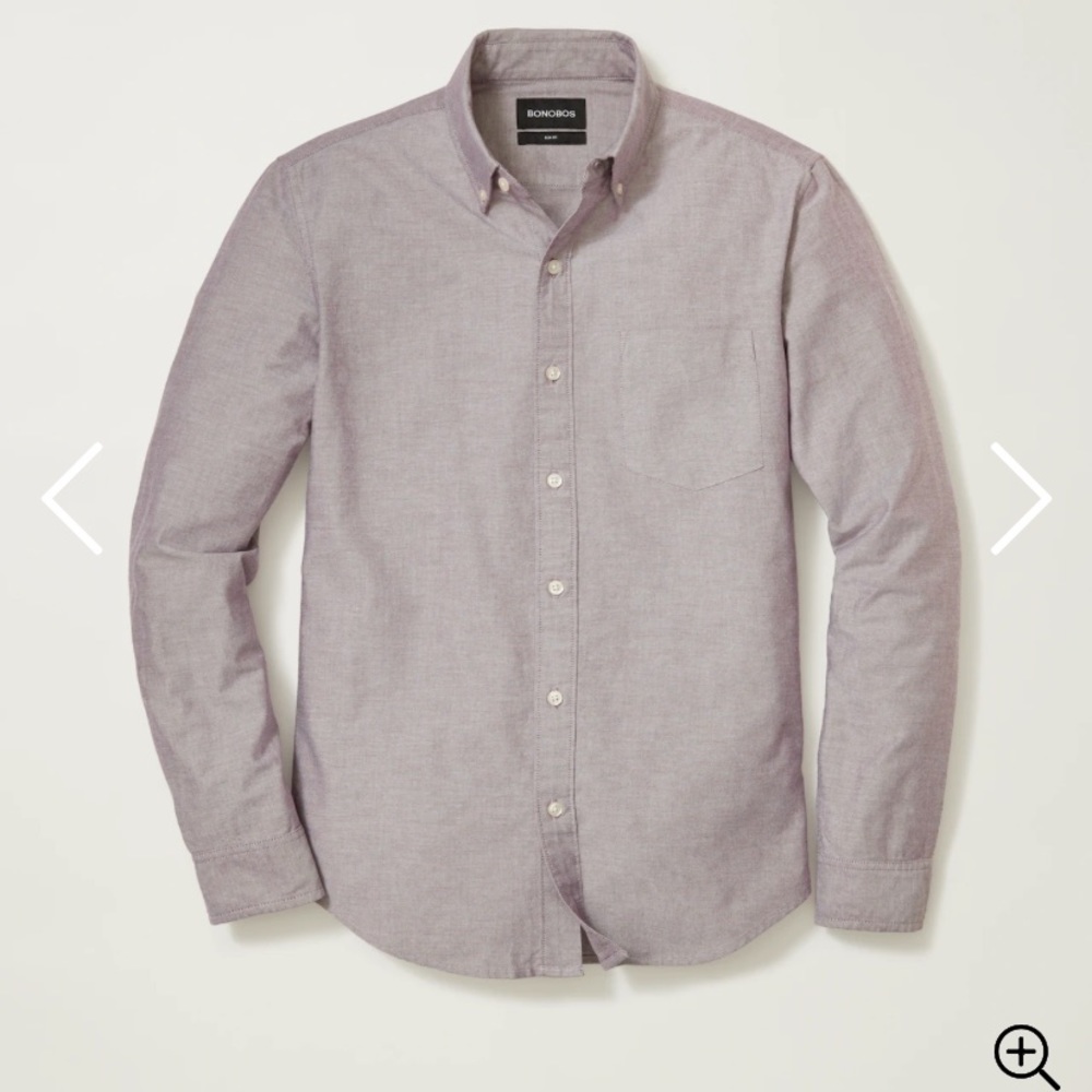bonobos 100% cotton button up